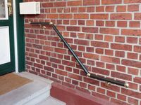 Wandhandlauf mit Messing kombiniert