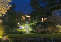 Flexo Handlauf - Handlauf im Garten mit Licht